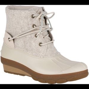 Sperry Saltwater Wedge Tide Wool Booties